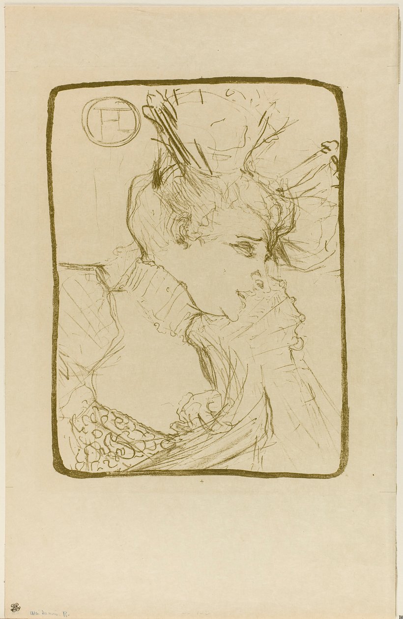 Busto de la señorita Marcelle Lender de Henri de Toulouse-Lautrec