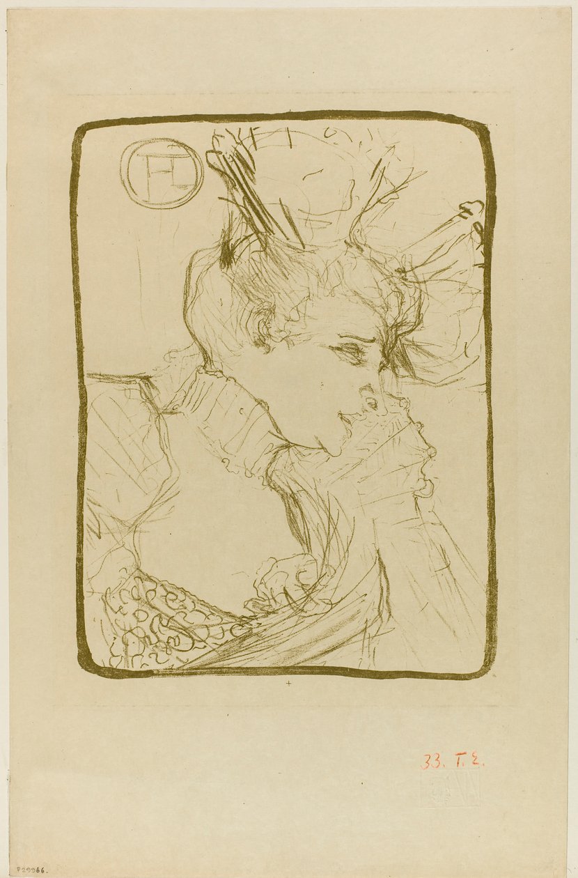 Busto de Mademoiselle Marcelle Lender de Henri de Toulouse-Lautrec
