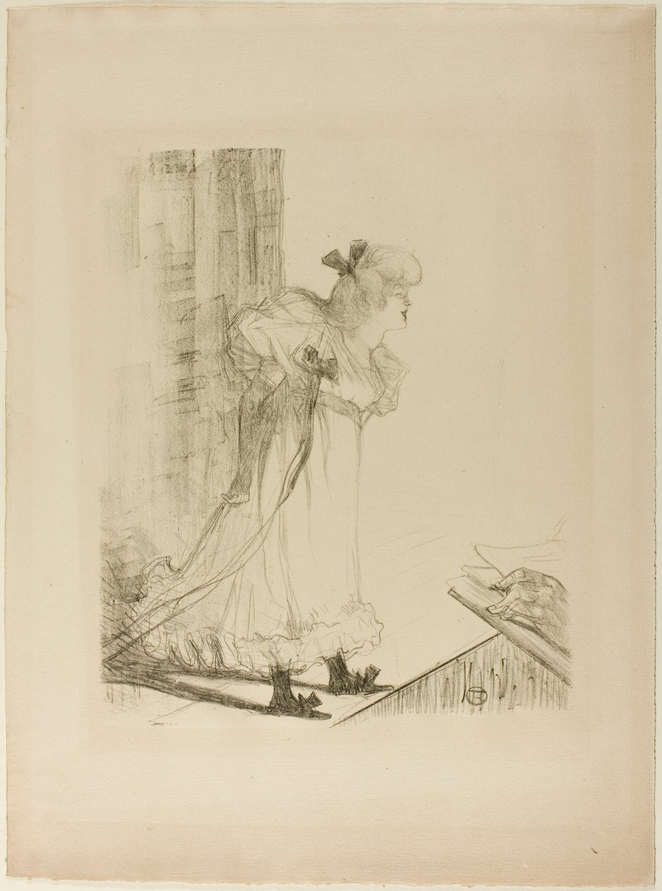 Cantante de cabaret de Henri de Toulouse-Lautrec