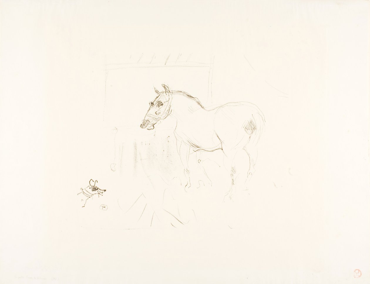 El pequeño poni de Calmèse de Henri de Toulouse-Lautrec