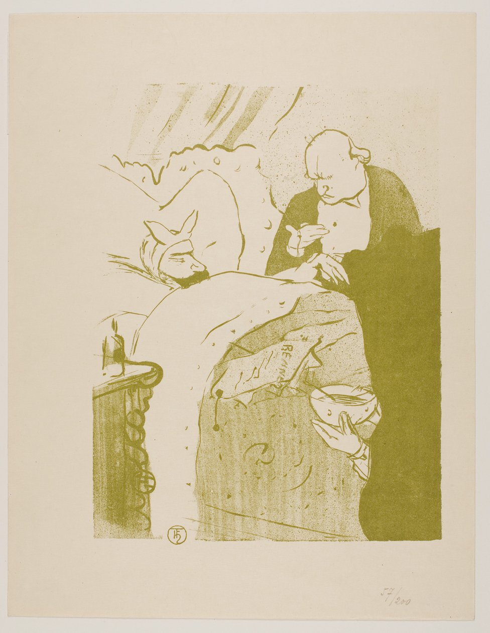 Carnot está enfermo de Henri de Toulouse-Lautrec