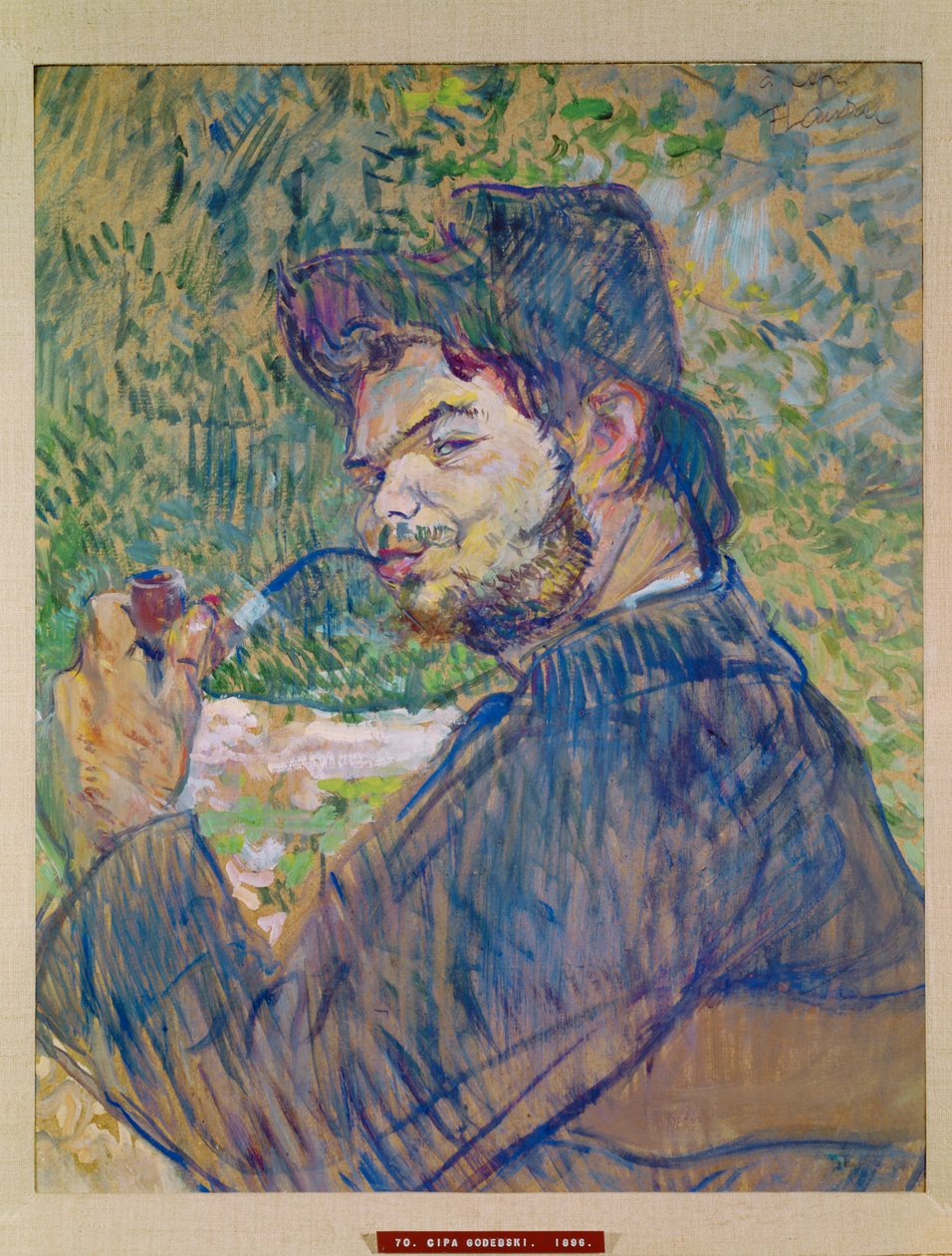 Cipa Godebski, hermano de Misia Godebska, musa y modelo, esposa de Tadee Natanson de Henri de Toulouse-Lautrec