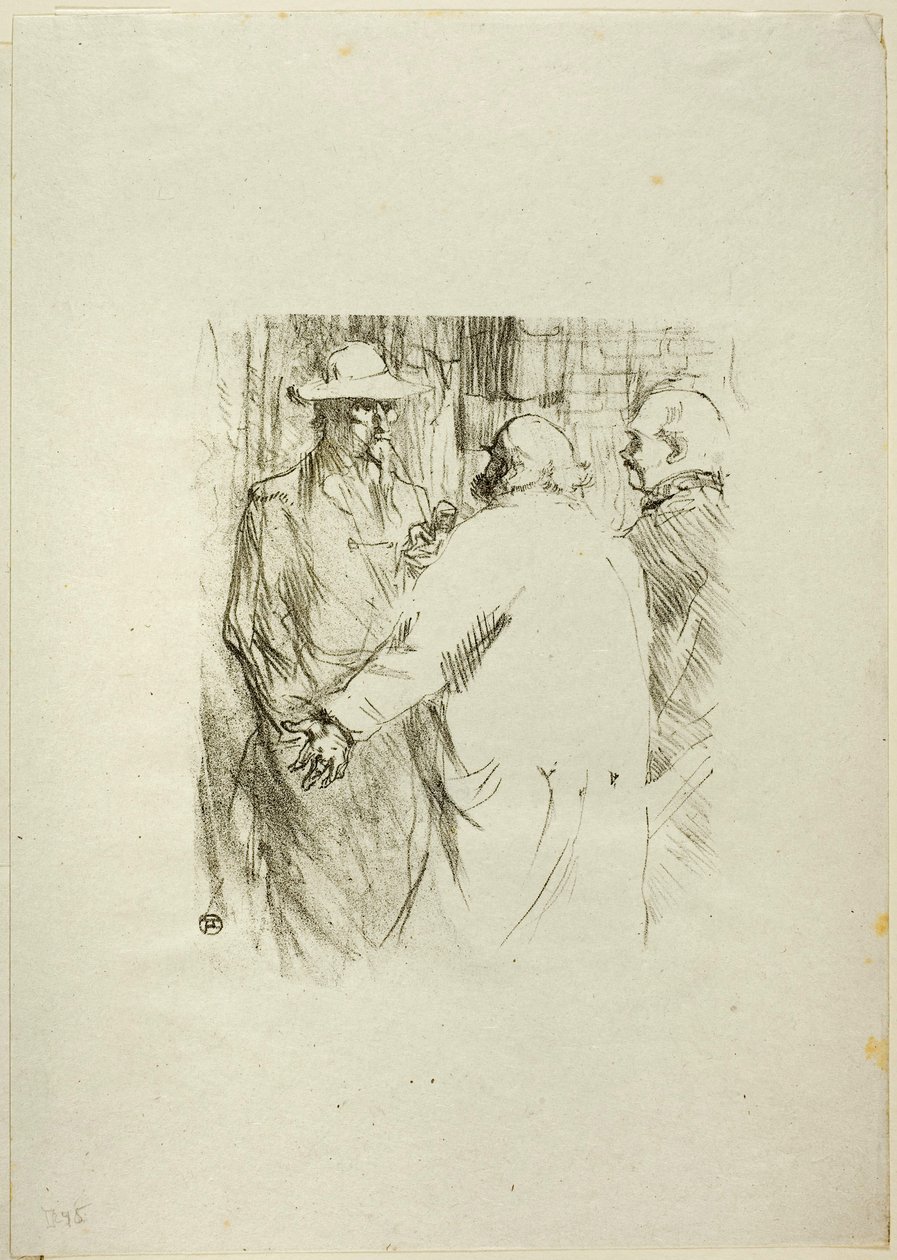 Clemenceau en Busk, de Au Pied du Sinaï de Henri de Toulouse-Lautrec