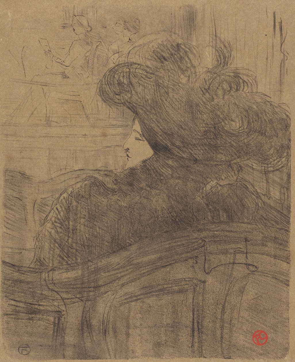 Cléo de Mérode de Henri de Toulouse-Lautrec