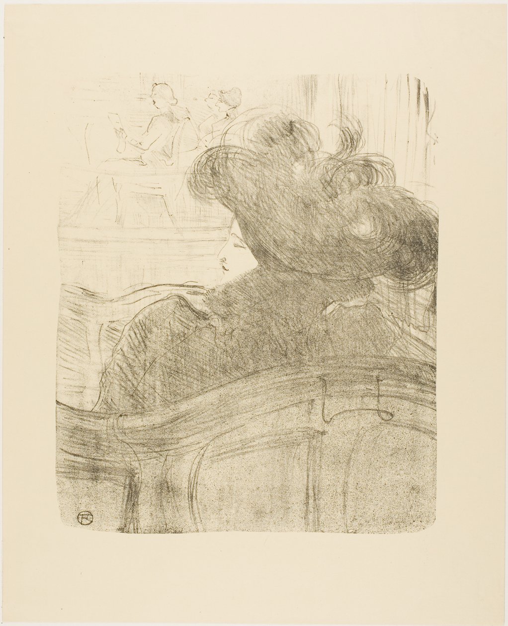 Cléo de Mérode, de Trece litografías de Henri de Toulouse-Lautrec