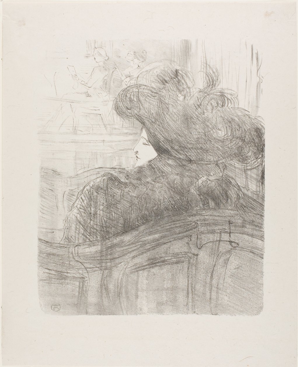 Cléo de Mérode, de Treize Lithographies de Henri de Toulouse-Lautrec