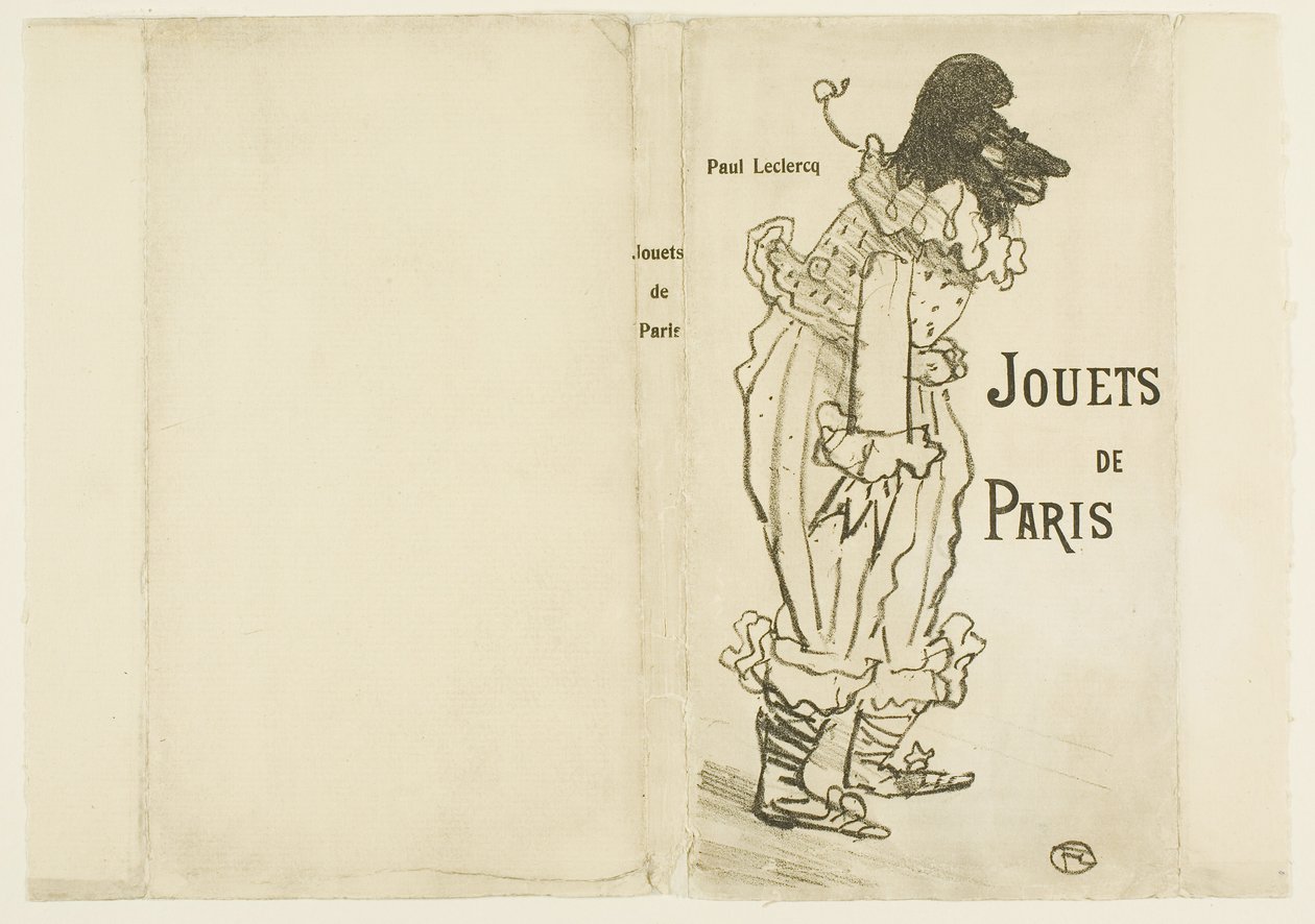 Portada de «Jouets de Paris» de Henri de Toulouse-Lautrec