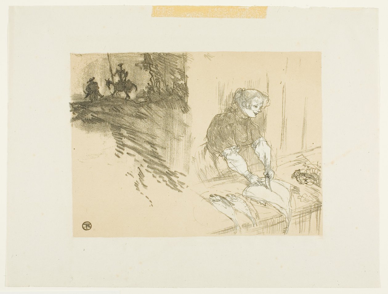 Portada de Les Courtes Joies de Henri de Toulouse-Lautrec