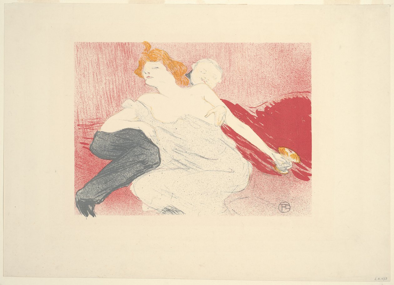 Libertinaje (segunda placa) de Henri de Toulouse-Lautrec