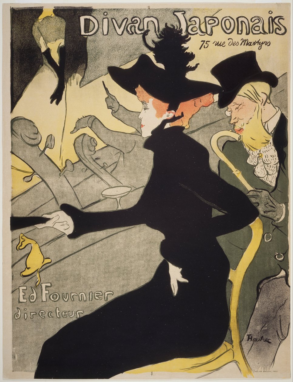 Sofá japonés de Henri de Toulouse-Lautrec