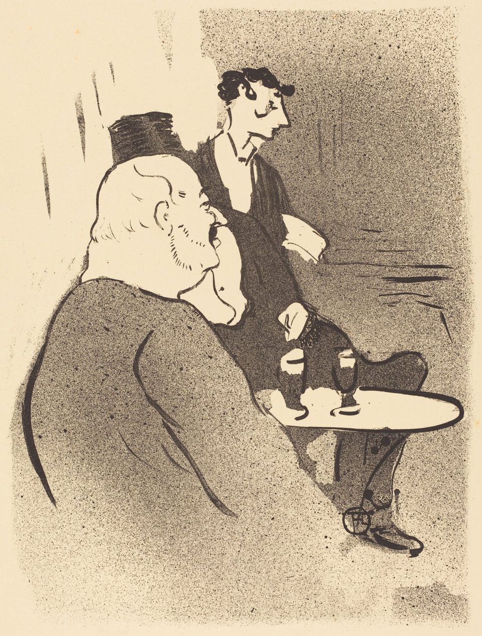 Ducarre en el Ambassadeurs (Ducarre en el Ambassadeurs) de Henri de Toulouse-Lautrec