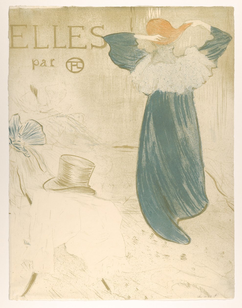Elles (portada del catálogo) de Henri de Toulouse-Lautrec