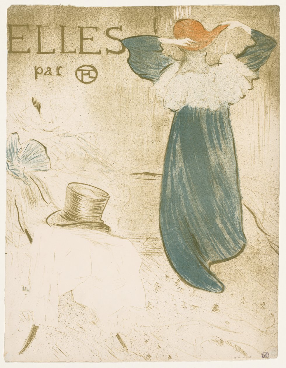 Elles: Frontispicio de Henri de Toulouse-Lautrec