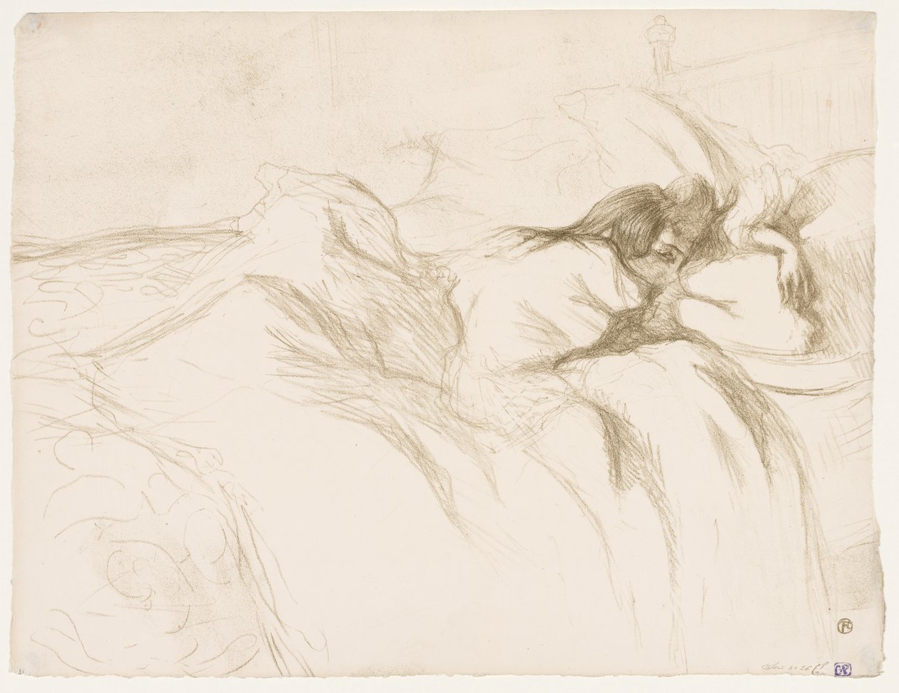 Elles: Mujer durmiendo de Henri de Toulouse-Lautrec