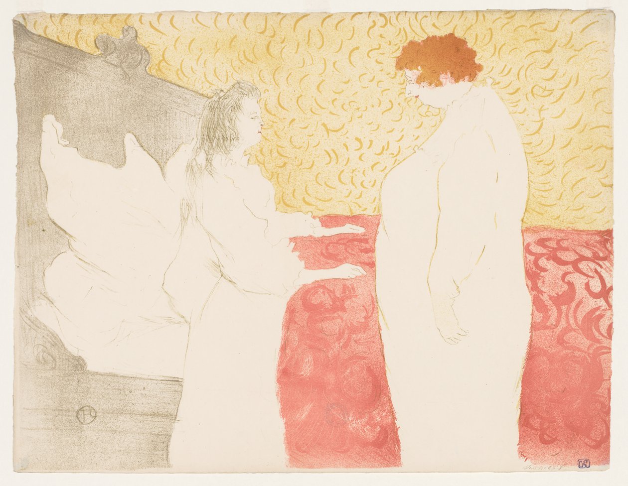 Elles: Mujer en la Cama de Henri de Toulouse-Lautrec
