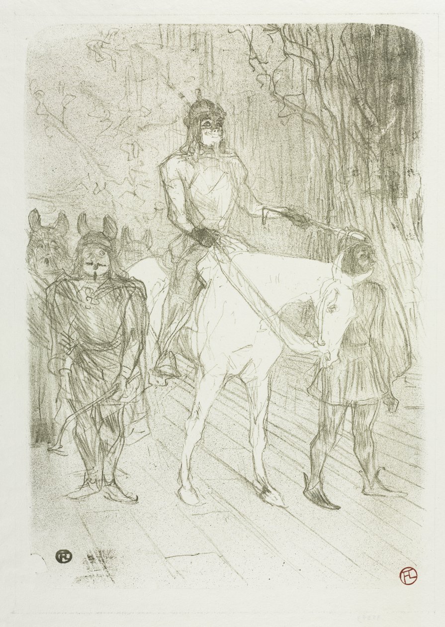 Entrada de Brasseur en Chilpéric de Henri de Toulouse-Lautrec