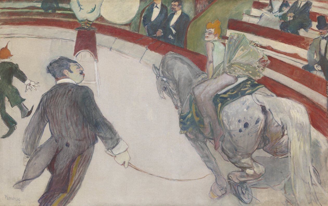 Equestrienne (En el Circo Fernando) de Henri de Toulouse-Lautrec