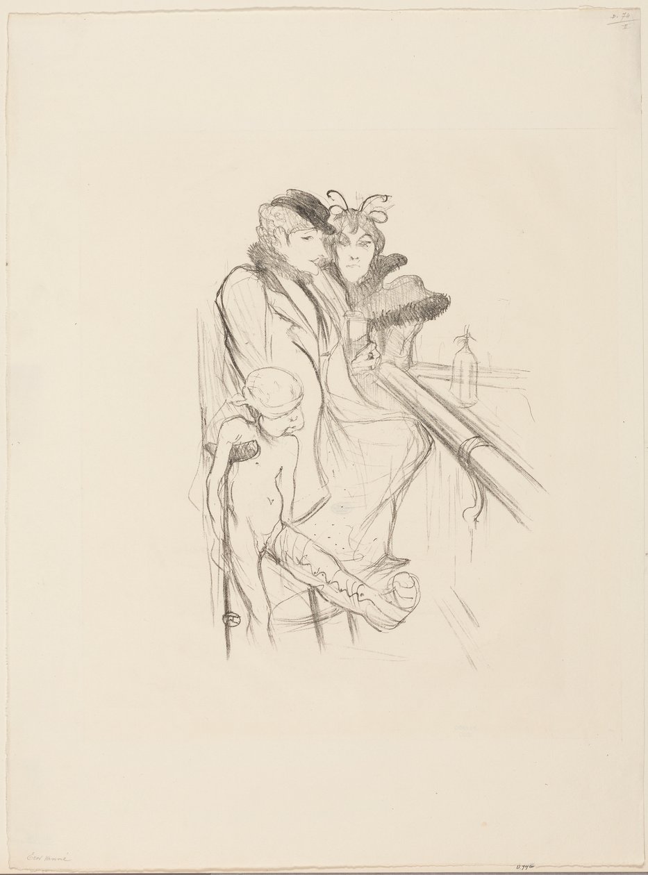 Eros bañado de Henri de Toulouse-Lautrec