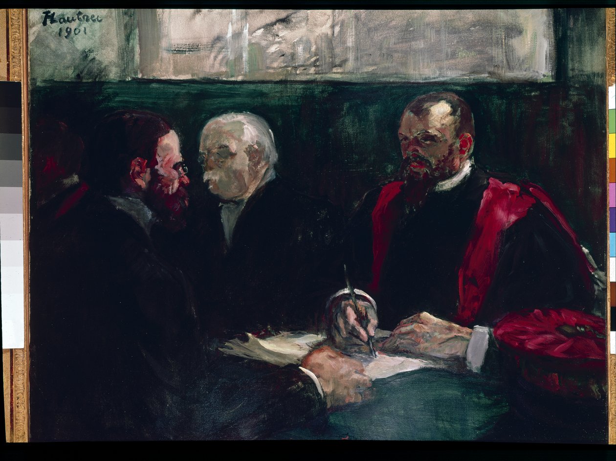 Examen en la Facultad de Medicina, París de Henri de Toulouse Lautrec