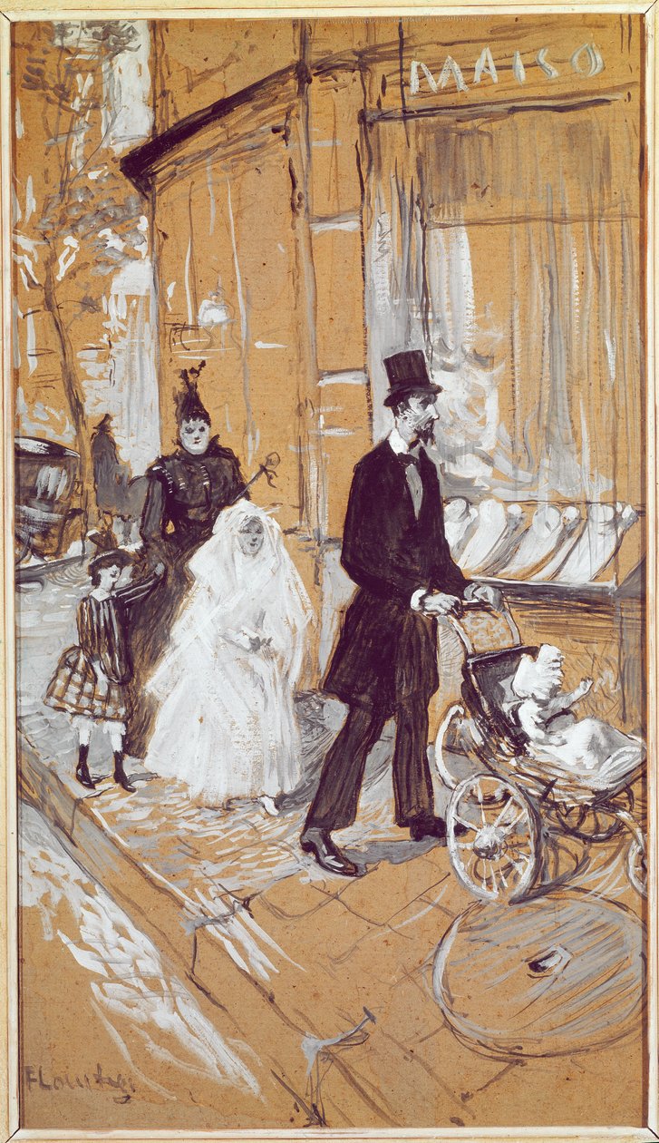 Día de la Primera Comunión de Henri de Toulouse Lautrec