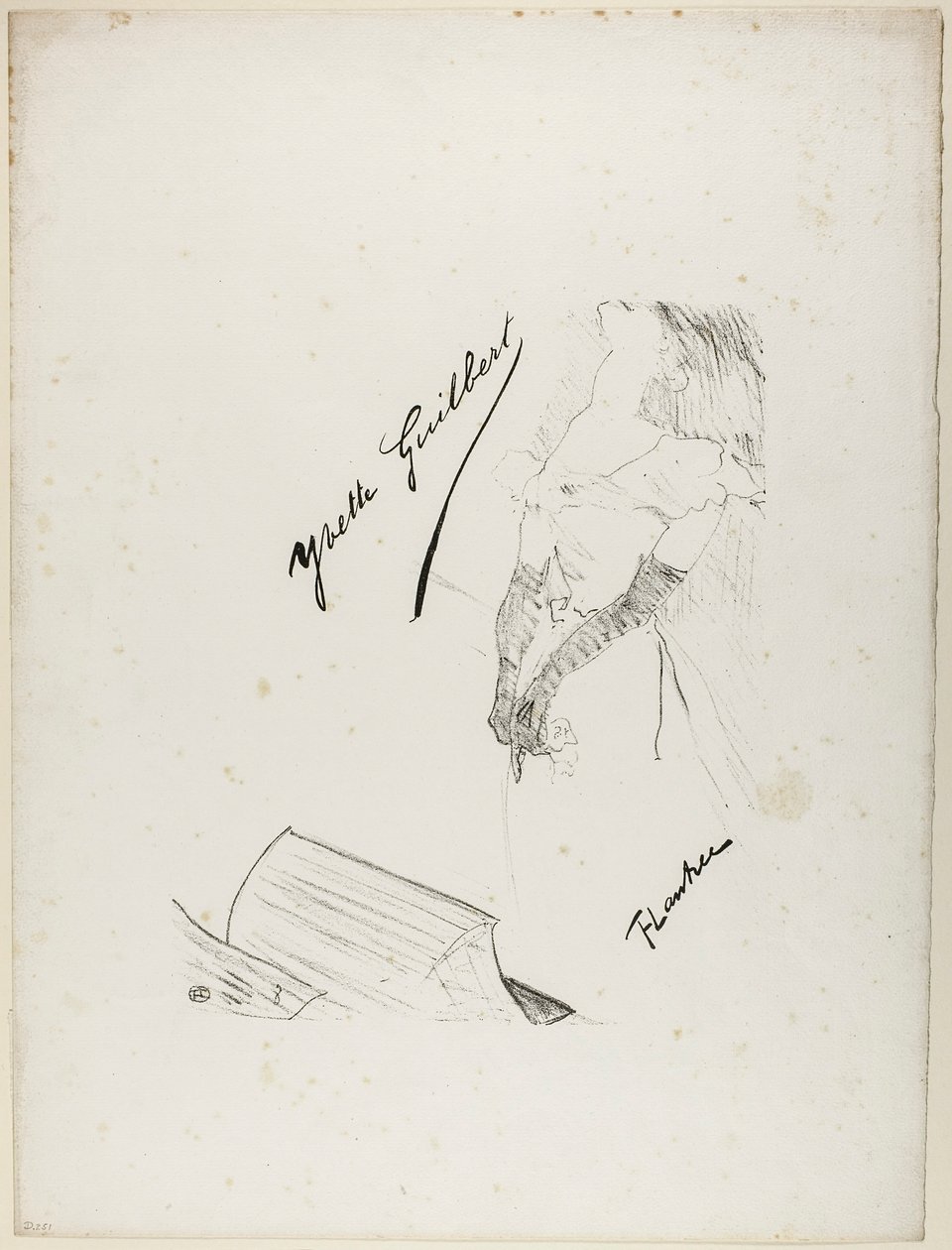 Portada para Yvette Guilbert de Henri de Toulouse-Lautrec