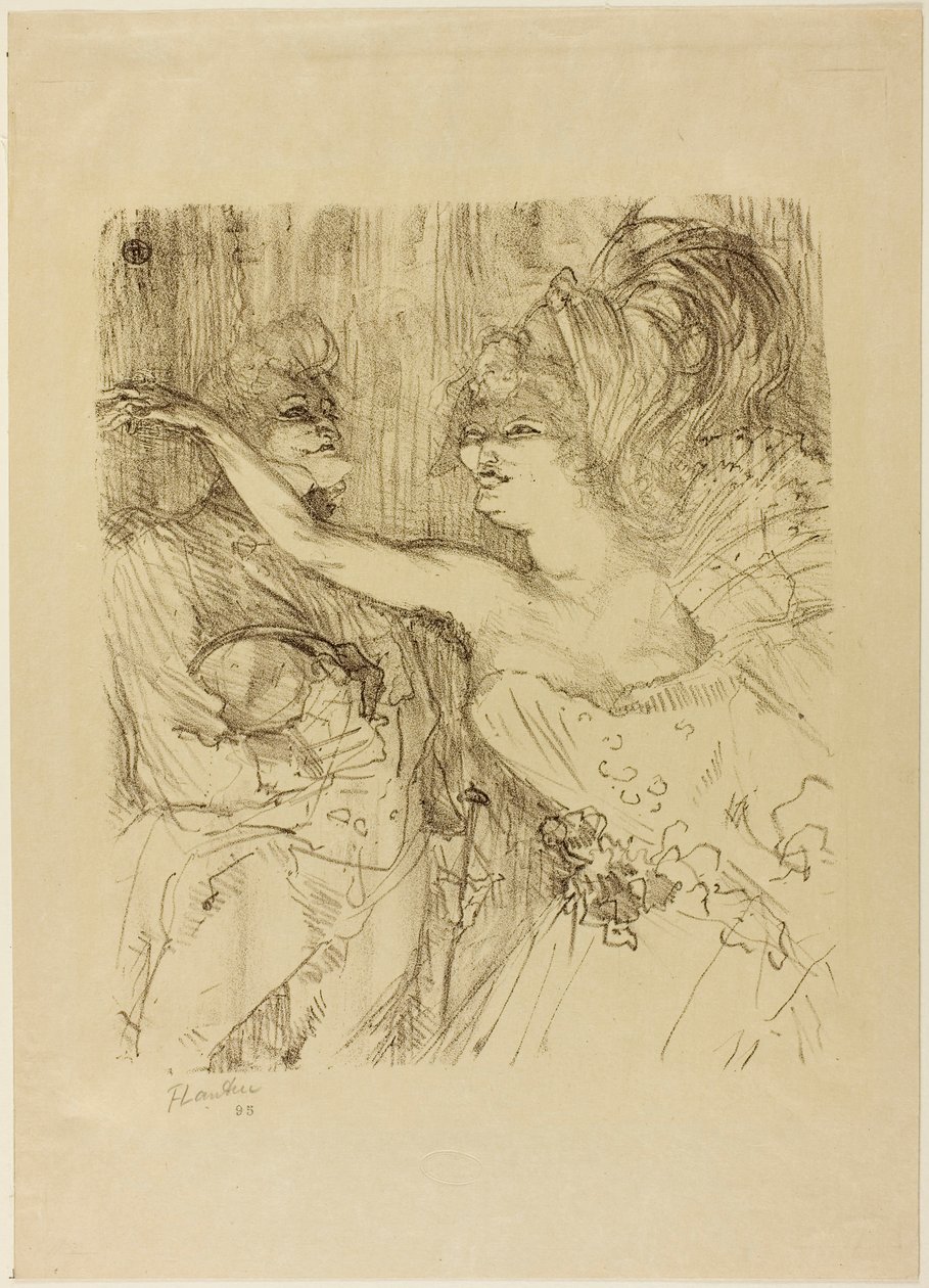 Guy y Mealy, en "París que Marcha" de Henri de Toulouse-Lautrec