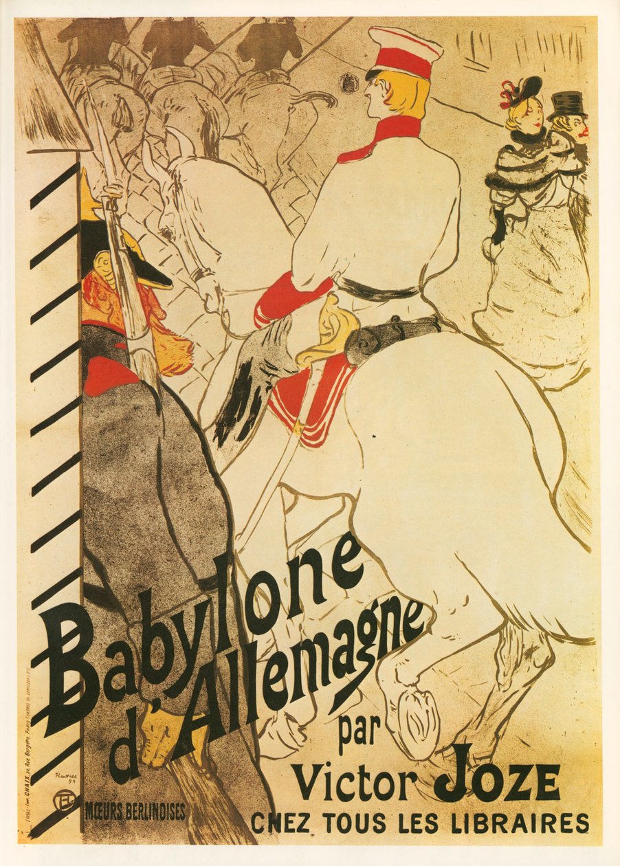 Henri de Toulouse-Lautrec: Babilonia en Alemania ... (litografía) de Henri de Toulouse-Lautrec