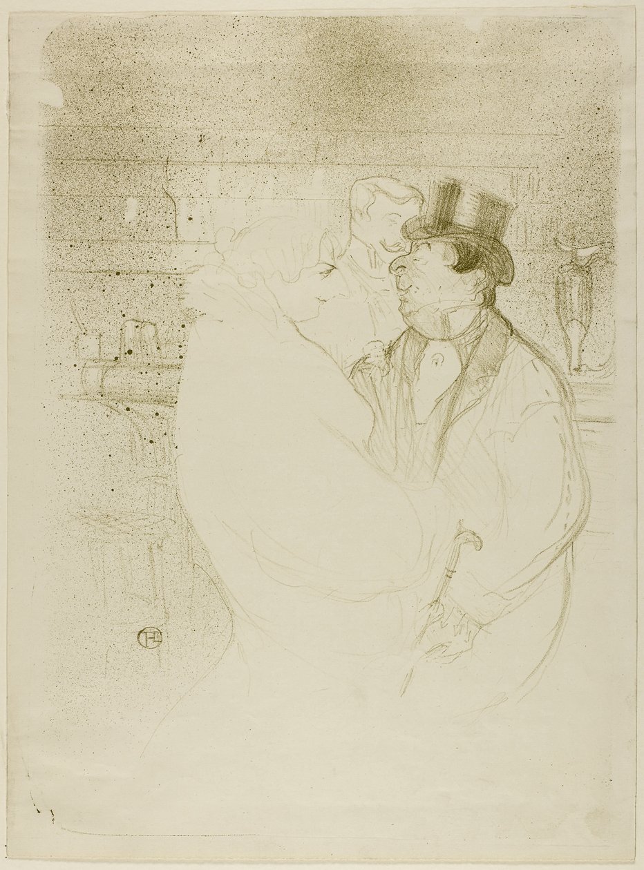 Ida Heath en el Bar de Henri de Toulouse-Lautrec