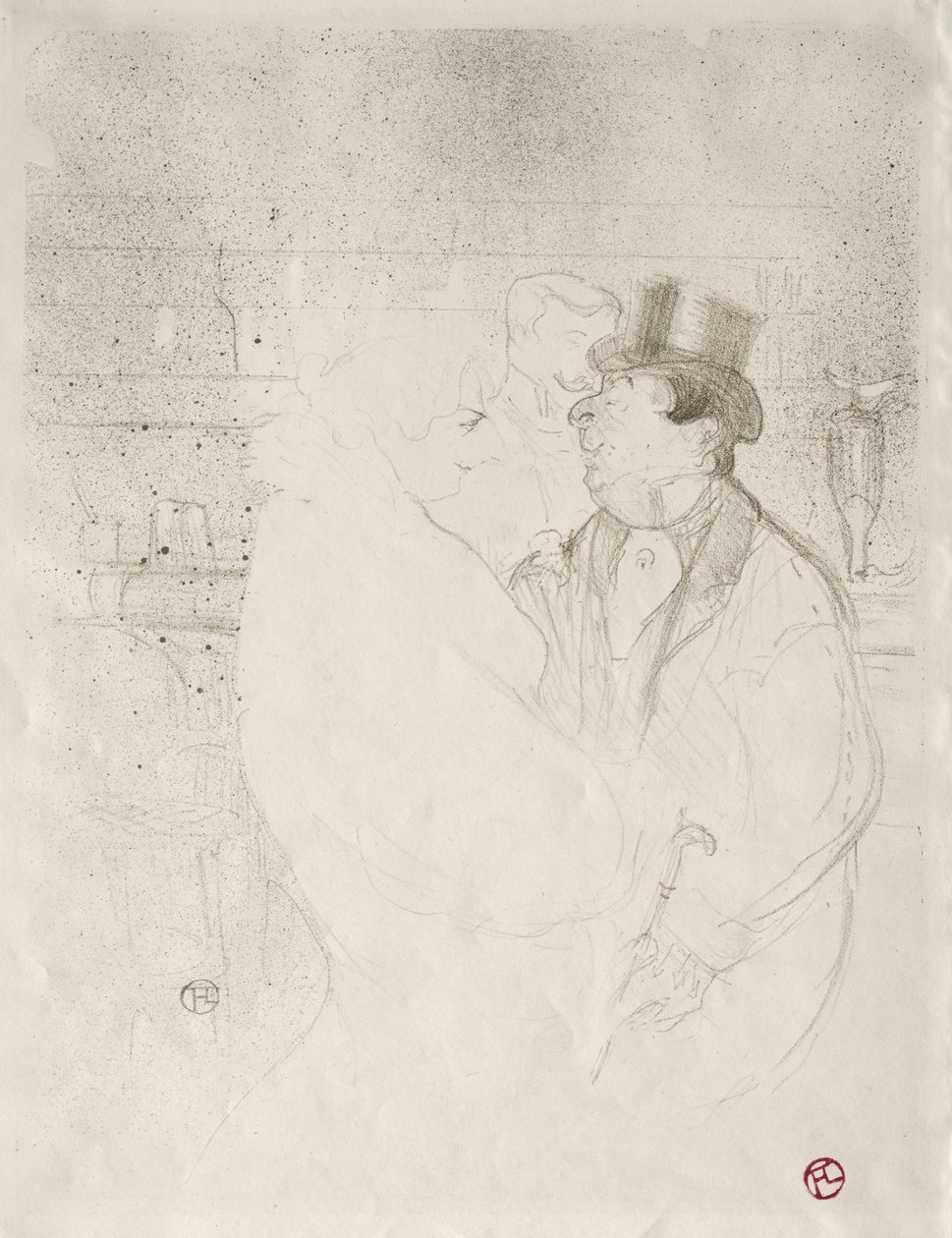 Ida Heath en el Colegio de Abogados de Henri de Toulouse-Lautrec