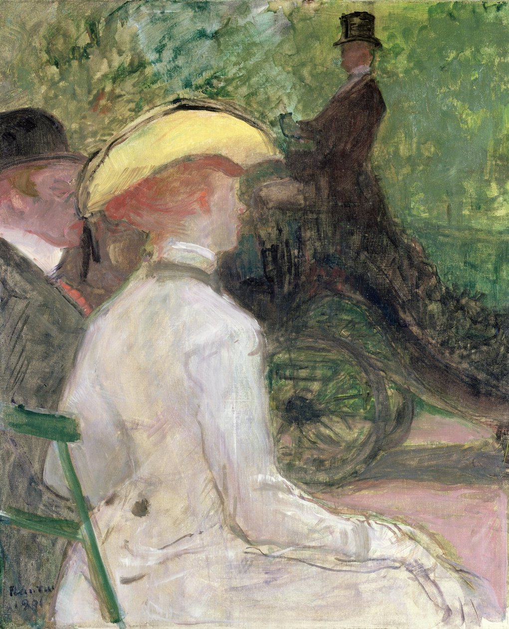 En el Bois de Boulogne de Henri de Toulouse Lautrec