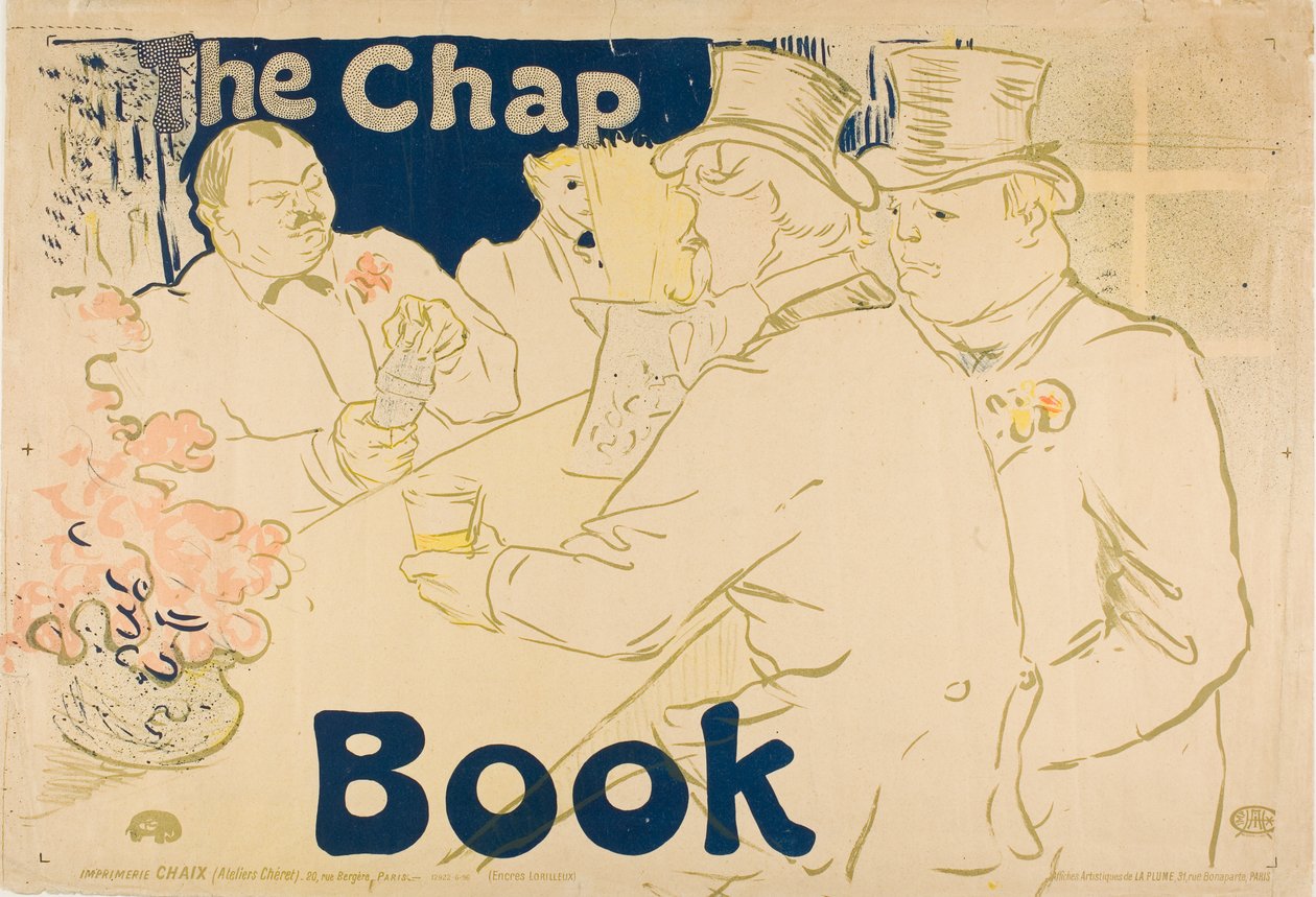Bar Irlandés y Americano, Rue Royale—The Chap Book de Henri de Toulouse-Lautrec