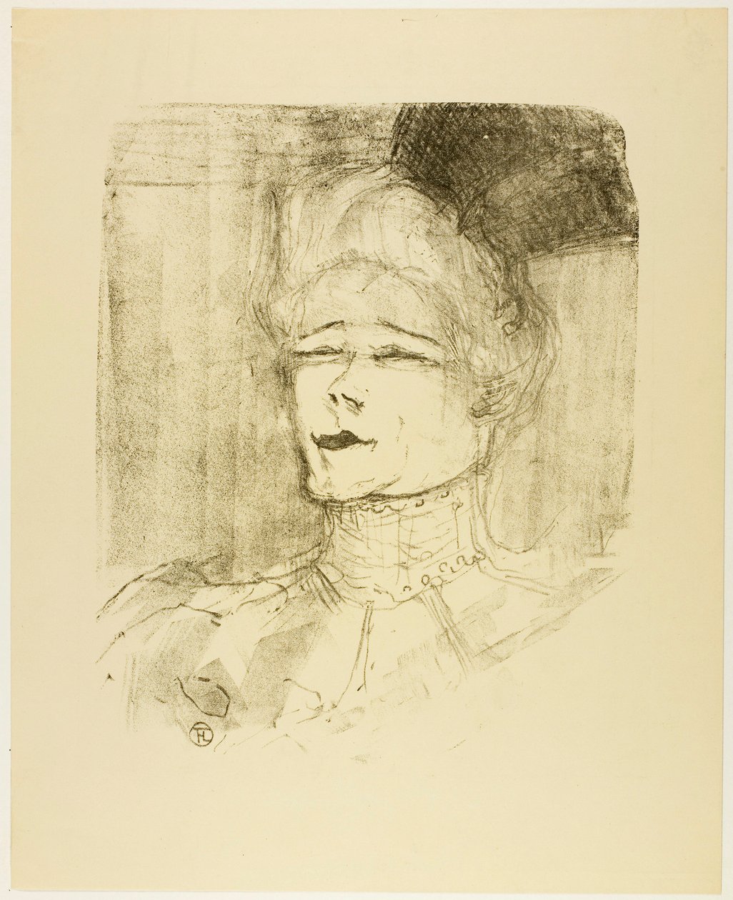 Jeanne Granier, de Treize Lithographies de Henri de Toulouse-Lautrec