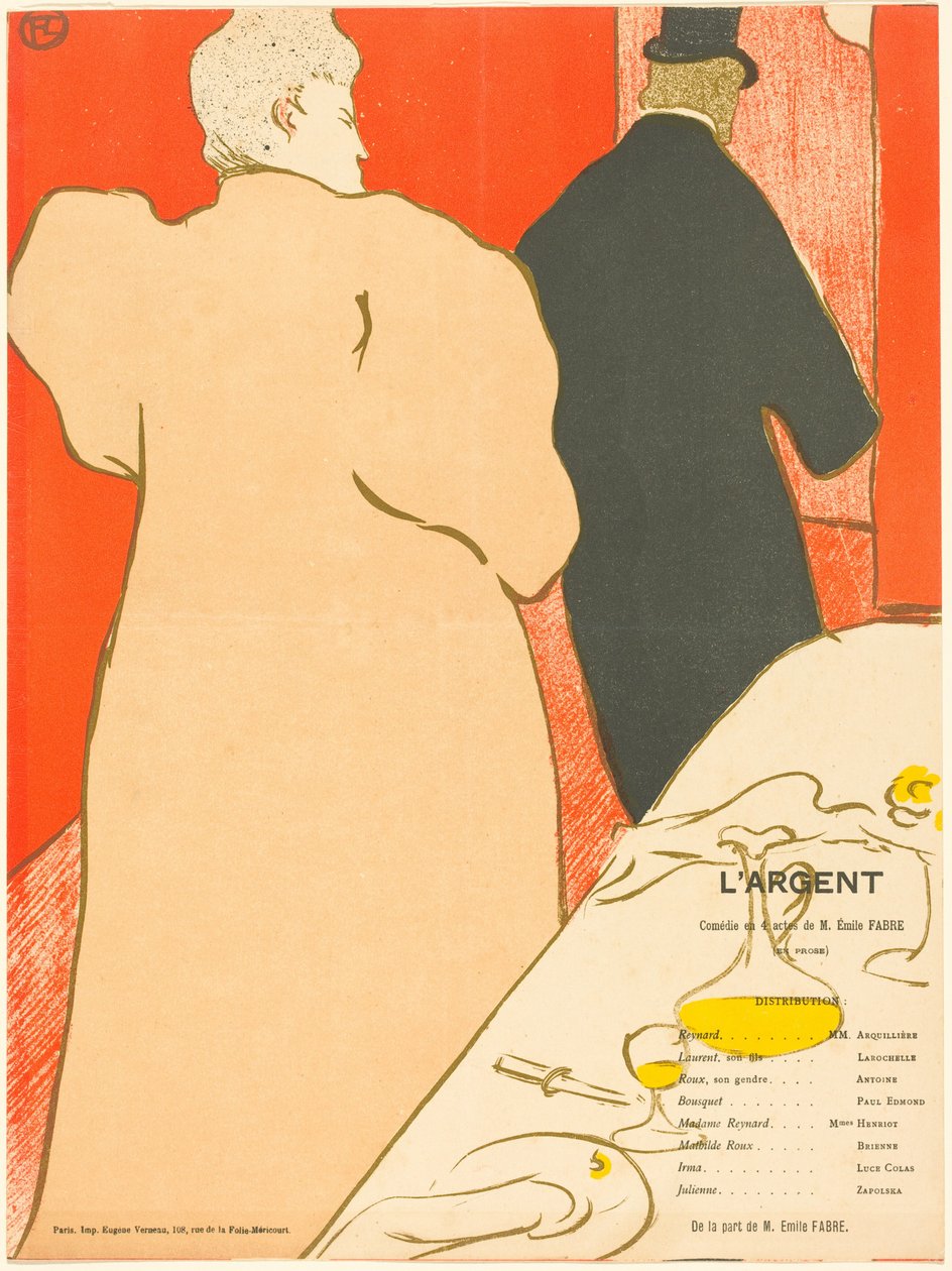 Das Geld de Henri de Toulouse-Lautrec