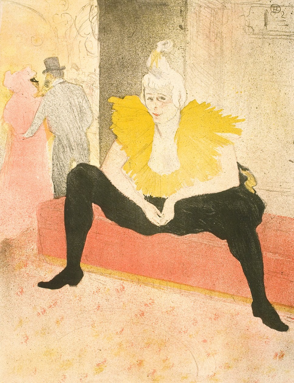 La Payasa Sentada, Mademoiselle Cha-U-Kao de Henri de Toulouse-Lautrec