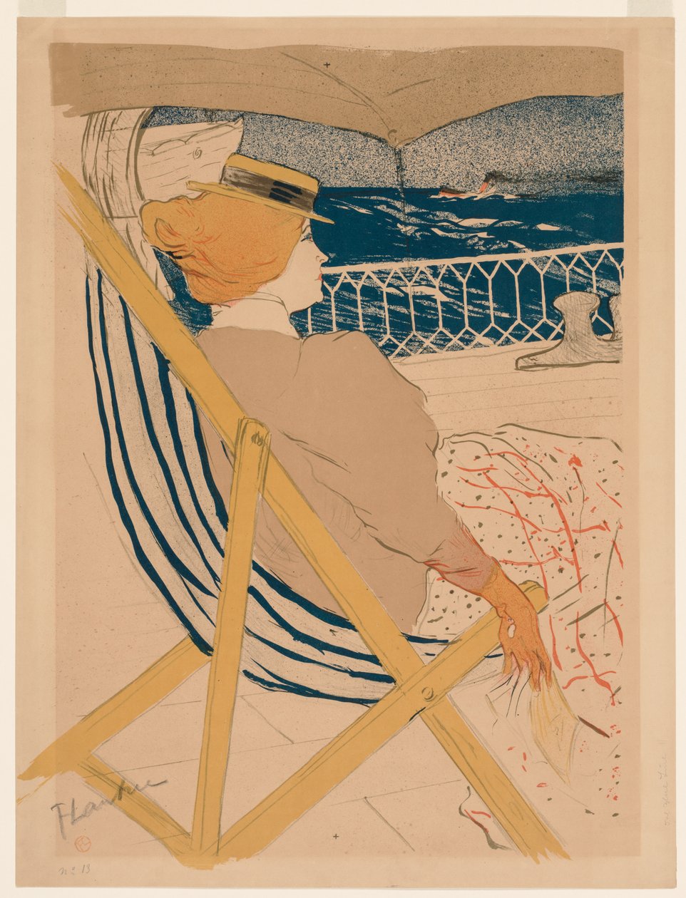 La pasajera del 54 de Henri de Toulouse-Lautrec