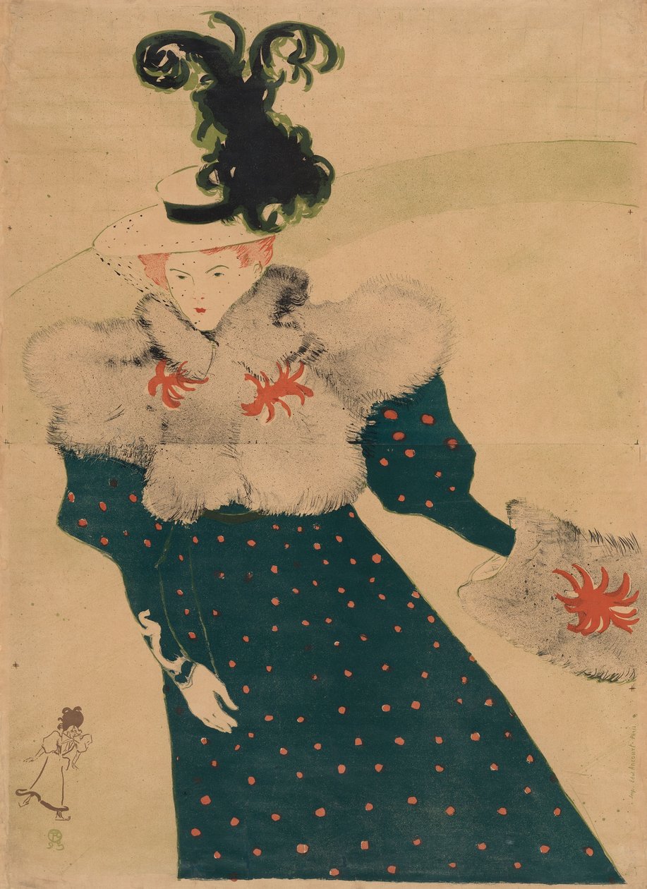 La revue blanche de Henri de Toulouse-Lautrec
