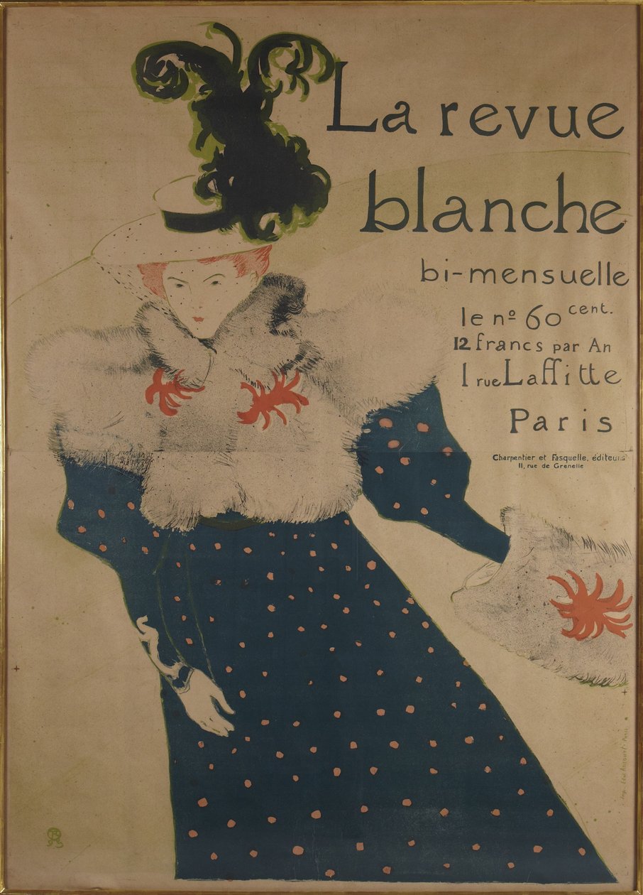 La revue blanche de Henri de Toulouse-Lautrec