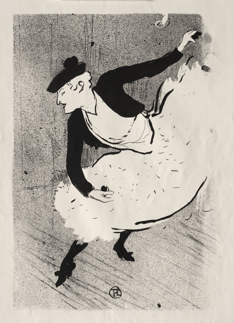 Le Café-concert: Edmée Lescot de Henri de Toulouse-Lautrec