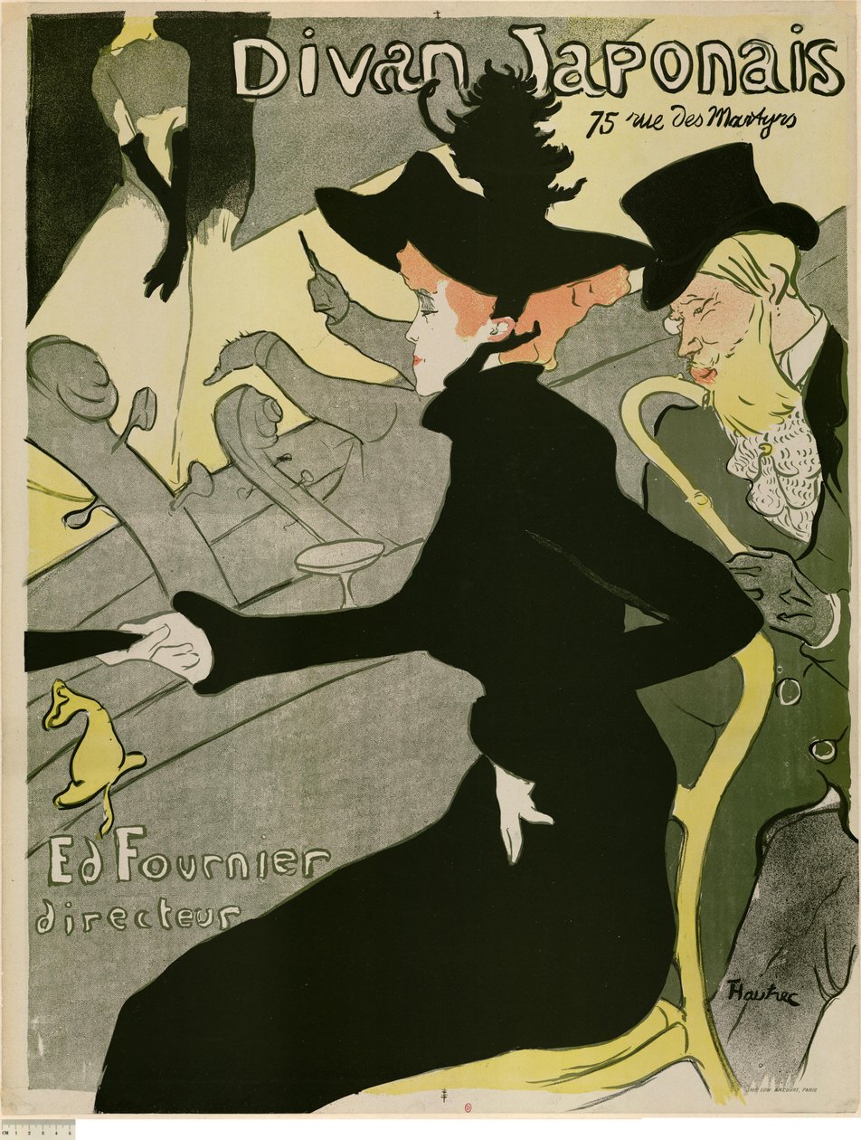 El Diván Japonés de Henri de Toulouse-Lautrec