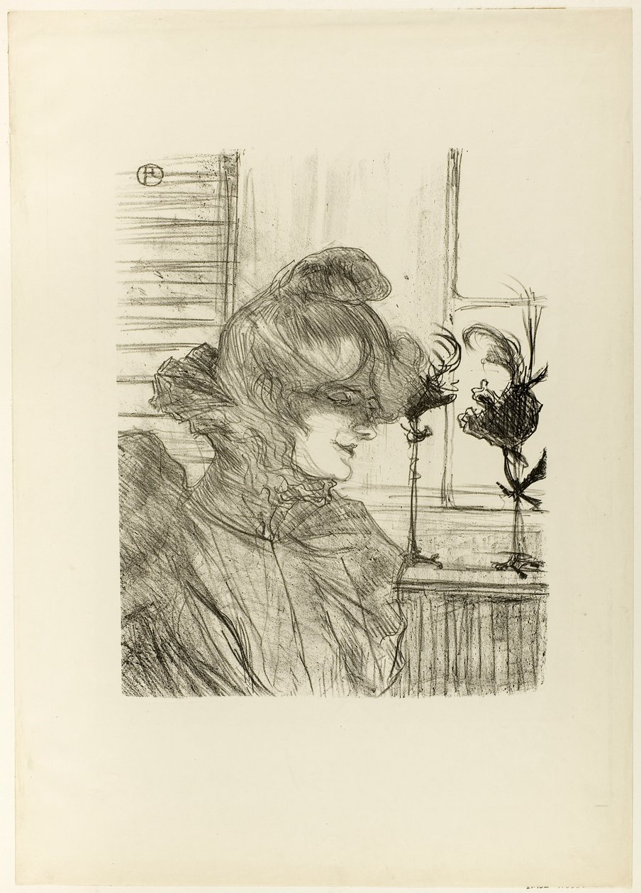 Le Margoin (Señorita Louise Blouet) de Henri de Toulouse-Lautrec