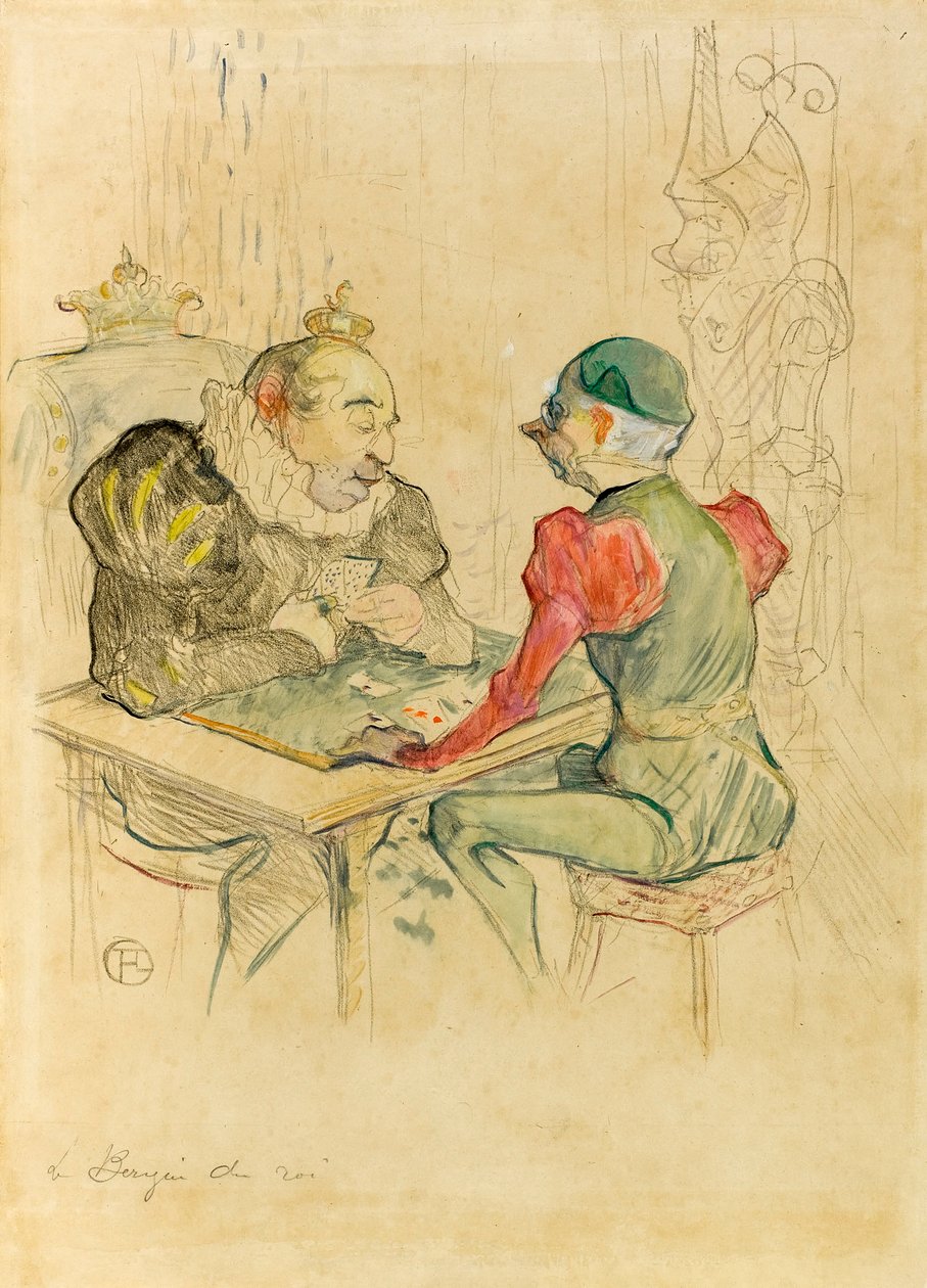 Le bézigue de Henri de Toulouse-Lautrec