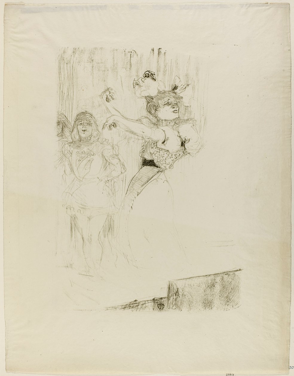 Lender bailando el bolero en Chilpéric de Henri de Toulouse-Lautrec