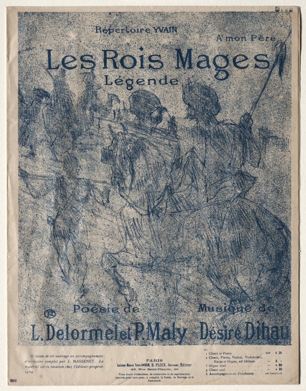 Los Reyes Magos de Henri de Toulouse-Lautrec