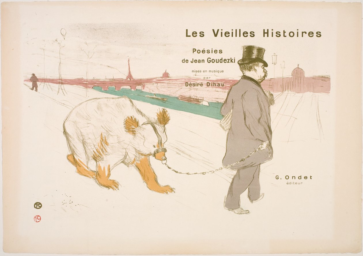 Las viejas historias, cubiertas de Henri de Toulouse-Lautrec