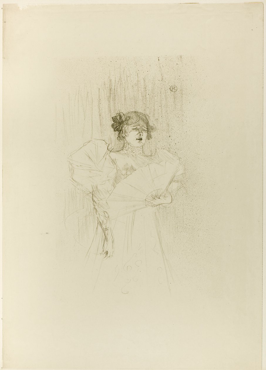 Luce Myrès, vista frontal de Henri de Toulouse-Lautrec