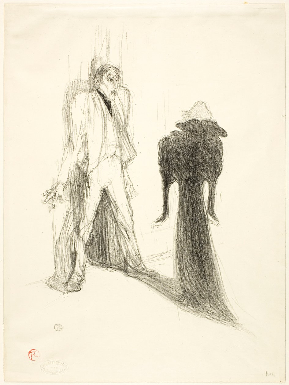 Lugné-Poé, en imagen de Henri de Toulouse-Lautrec