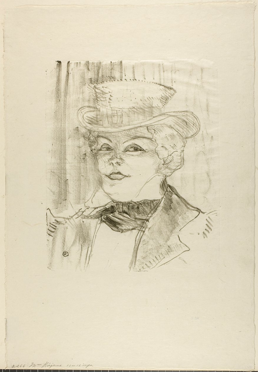 Madame Réjane de Henri de Toulouse-Lautrec