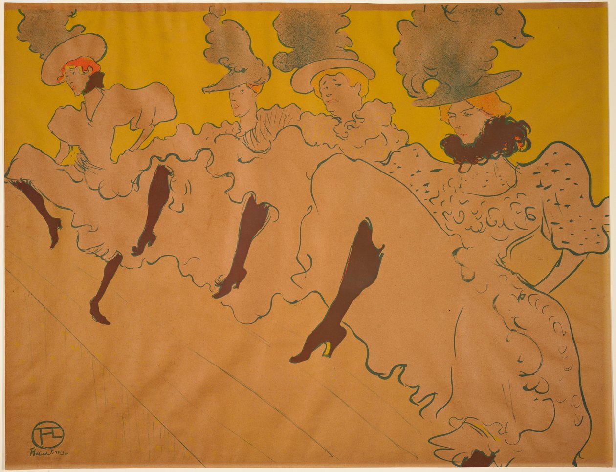 La troupe de Mademoiselle Eglantine de Henri de Toulouse-Lautrec