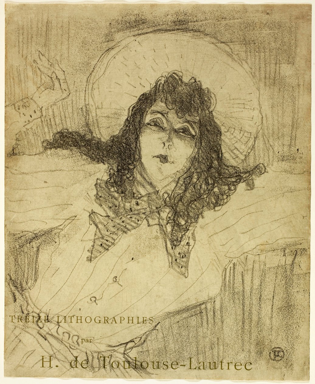 May Belfort, de Trece litografías de Henri de Toulouse-Lautrec