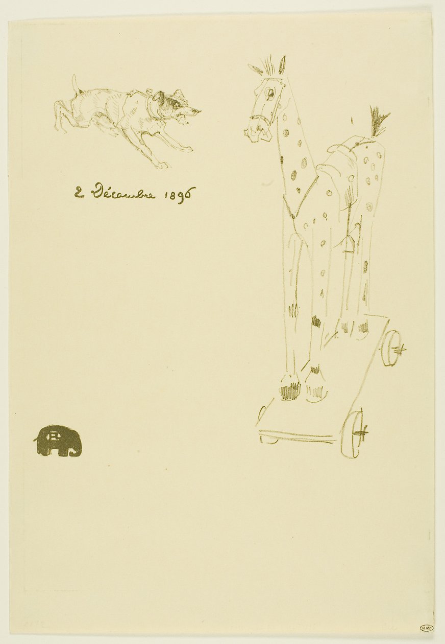Menú Sylvain de Henri de Toulouse-Lautrec